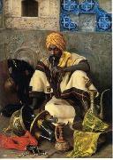 Arab or Arabic people and life. Orientalism oil paintings 561